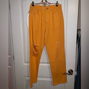 Mustard colored Women’s Jeans